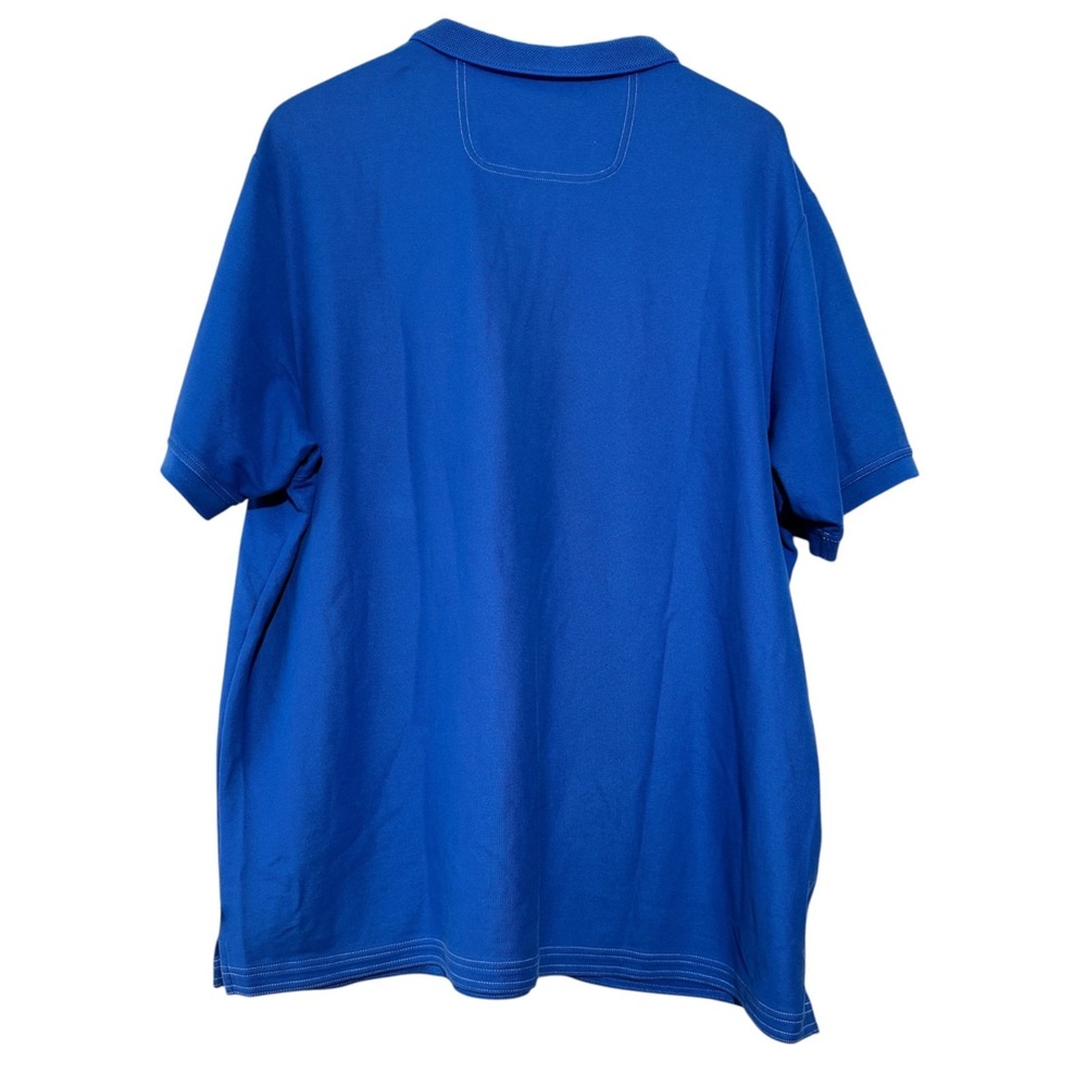 TOMMY BAHAMA Men's Blue Short Sleeve Islandzone Polo Shirt Supima Cotton 2XLB - Picture 3 of 11